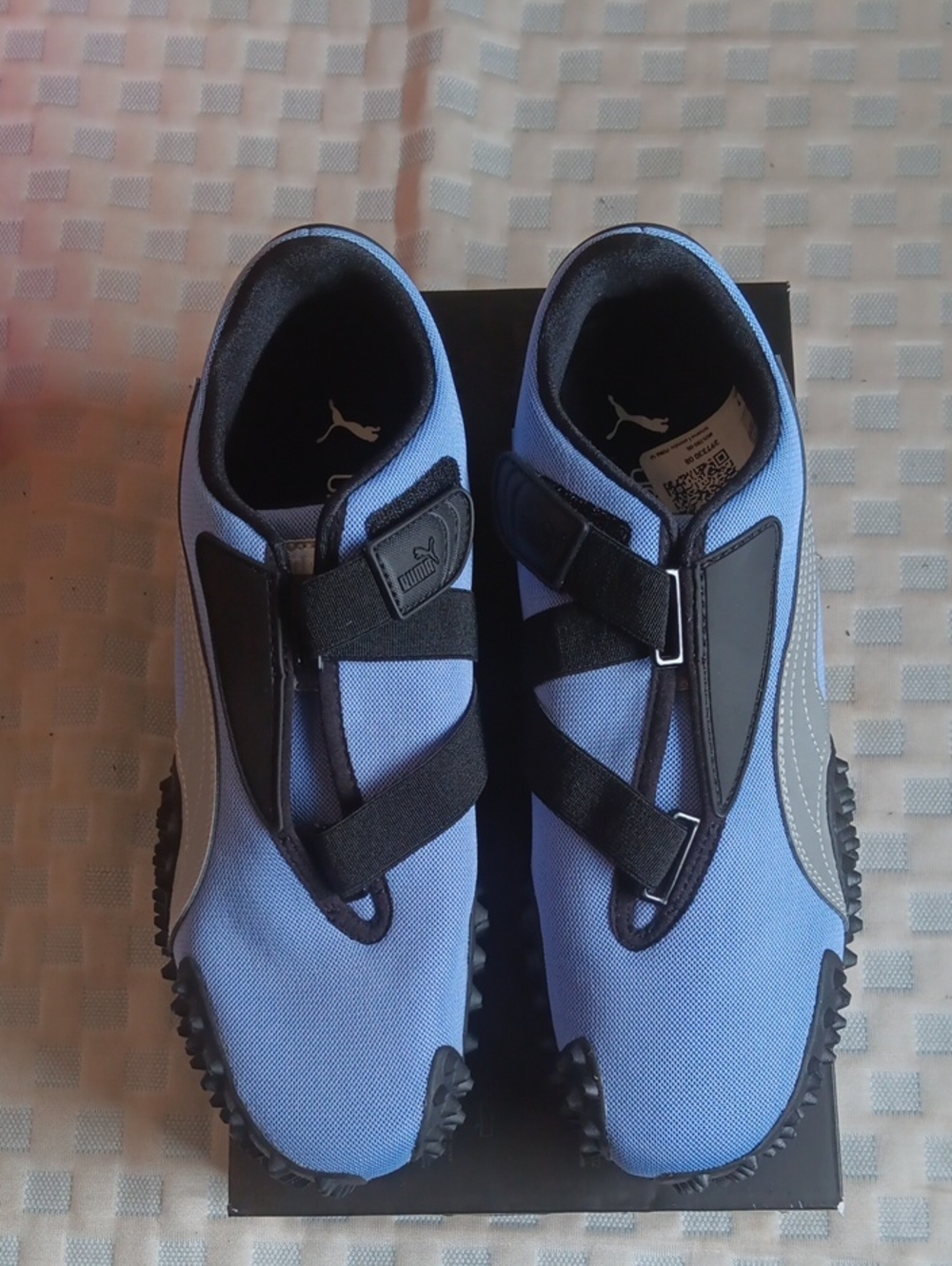 Puma Mostro OG Men’s Light Blue Athletic Shoes with Black Straps